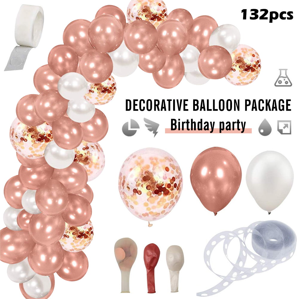 Rose Gold Party Balloons Birthday Party Confetti Balloons 24 Pack 12 inch Premium Latex Balloons Party Decorations Bridal Shower Baby Shower Weddings Bachelorette