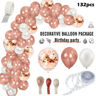 132Pcs Pink Stitch Balloons Decorations Garland Arch Kit Stitch Foil Mylar  Ballo