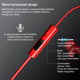 thumbnail image 5 of In-Ear Earbud USB Type C Headphones ,Stereo Bass Noise Cancelling Headphones with Mic RED, 5 of 8
