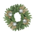 thumbnail image 2 of Allstate Pine Small Artificial Christmas Wreath with Candle Holder - 21" - Unlit, 2 of 4