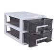 thumbnail image 3 of unbranded Gabinete De Almacenamiento Con Cajones De Plástico Negro Para Oficina Y Hogar Con Elegante Y Funcional, 3 of 8