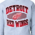 thumbnail image 3 of Men's Starter Gray Detroit Red Wings Team Grit Graphic Fleece Pullover Sweatshirt, 3 of 3