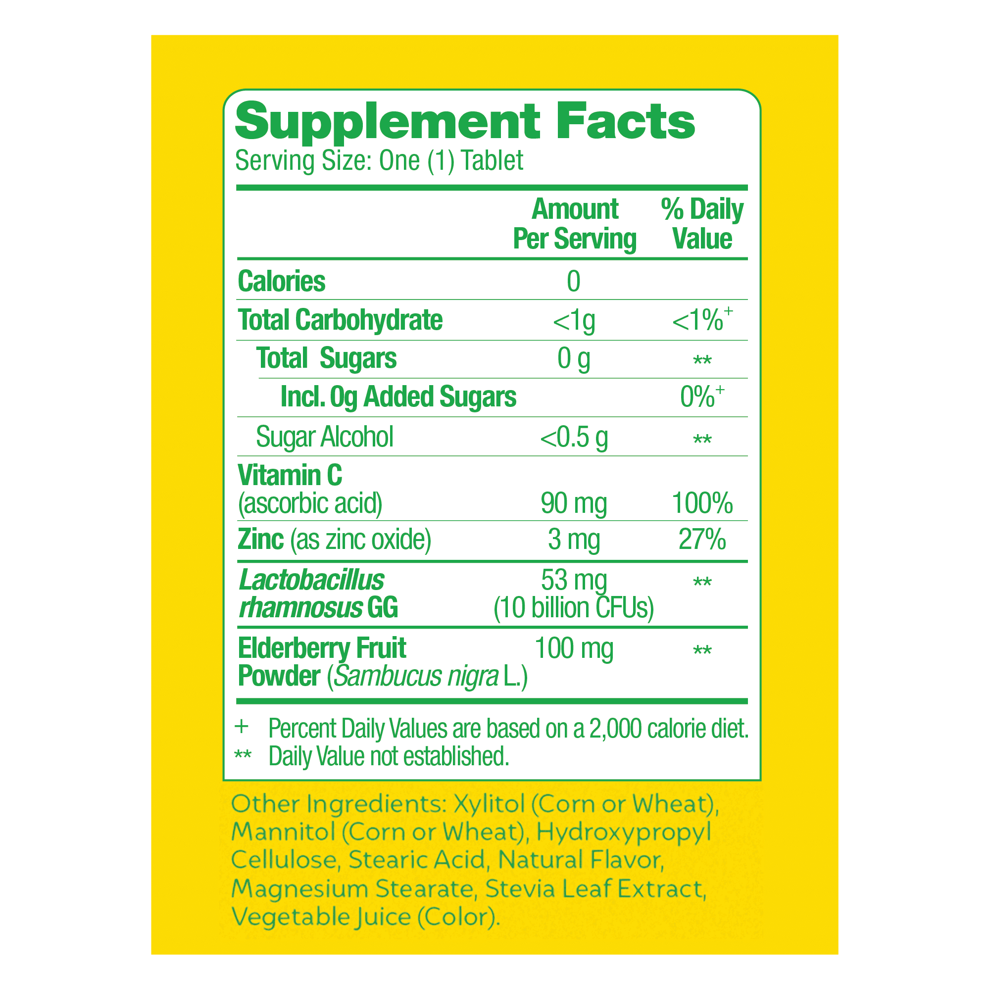 Culturelle Probiotics Immune Defense Daily Chewables Supplement, 4-in-1 Immune Support for Adults, Mixed Berry Flavor, 28 Count