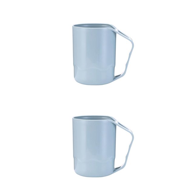 Matsuzay Vasos de plástico para baño de nuevo estilo, soporte para cepillo de ecológico, taza para enjuagar, cepillo para enjuague, Type2 NO2