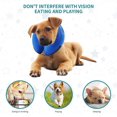 thumbnail image 5 of LLC Collier de Récupération Gonflable Lavable - Confortable Cône de Protection Bleu pour Chiens et Chats, 5 of 5
