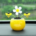 thumbnail image 2 of Adorno Solar para coche, suministros creativos para coche con columpio y flores solares, 2 of 2