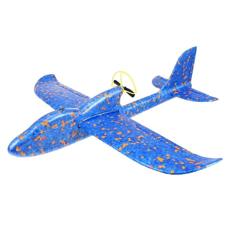 

NUOLUX DIY Aircraft Flying Toy Hand Throwing Plane Model USB Rechargeable Motor Electric Driven Glider Airplane Toy Educational Toy