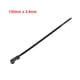 thumbnail image 5 of Correas de cable ajustables Uxcell de 6 pulgadas, correa de alambre de nylon negra, 50 piezas, 5 of 5