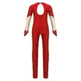 thumbnail image 4 of Doomiva Toddler Girls Skating Jumpsuit Full Body Ballet Leotards Dance Bodysuit One Piece Gymnastics Unitards Red 16, 4 of 7