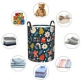 thumbnail image 4 of Fuzoiu Holiday Christmas Cookies Print Circular Hamper,Laundry Basket with Handle,Collapsible Laundry,Dirty Clothes Storage Basket,for Bedroom Bathroom Dorm Living Room-Small, 4 of 6