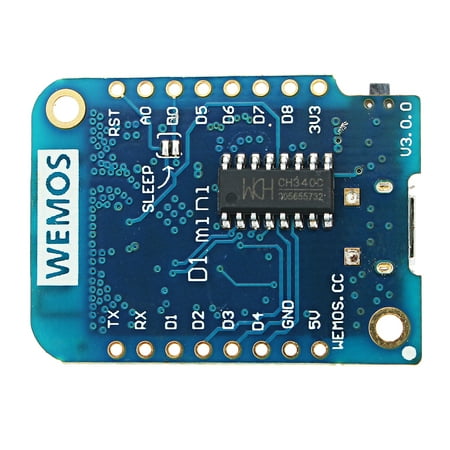 WEMOS D1 mini V3.0.0 - WIFI Internet of Things development board based ESP8266 4MB MicroPython Nodemcu Arduino