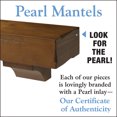 thumbnail image 4 of The Shenandoah 72" Pine Wood Mantel Shelf Russet Finish, 4 of 5