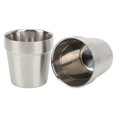 thumbnail image 3 of Stainless Steel Cup, Wide Application Double Wall Cups 180ML Easy Cleaning  for Hiking, 3 of 8