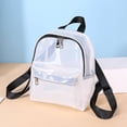 thumbnail image 4 of Minnieouse transparente para mujeres y niñas, transparente para estudiantes, bolso de hombro, bolso de hombro de PVC, bolso de hombro de Mochilas blanco Minnieouse BB7324-01, 4 of 6