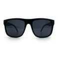 thumbnail image 5 of Classic Kush Mens Fancy Sport Horn Rim Plastic Manly Sunglasses Matte Black - Black, 5 of 8