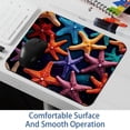 thumbnail image 6 of Starfish Printed Square Mouse Pad Desk Mat, Non-Slip Rubber Bottom Gaming Mouse Mat for Office, 8.3x9.8 Inch, 6 of 6