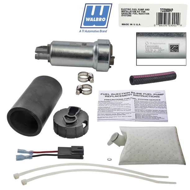 NEW WALBRO 400LPH 500HP HIGH PRESSURE RACING INTANK E85 FUEL PUMP & KIT