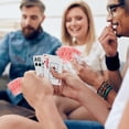 thumbnail image 5 of Naipes Baraja de cartas, paquete de 2 cartas de póquer, juego profesional, índice gigante, naipes con impresión grande para adultos, personas mayores, juegos de cartas para juegos familiares, fiesta n, 5 of 5