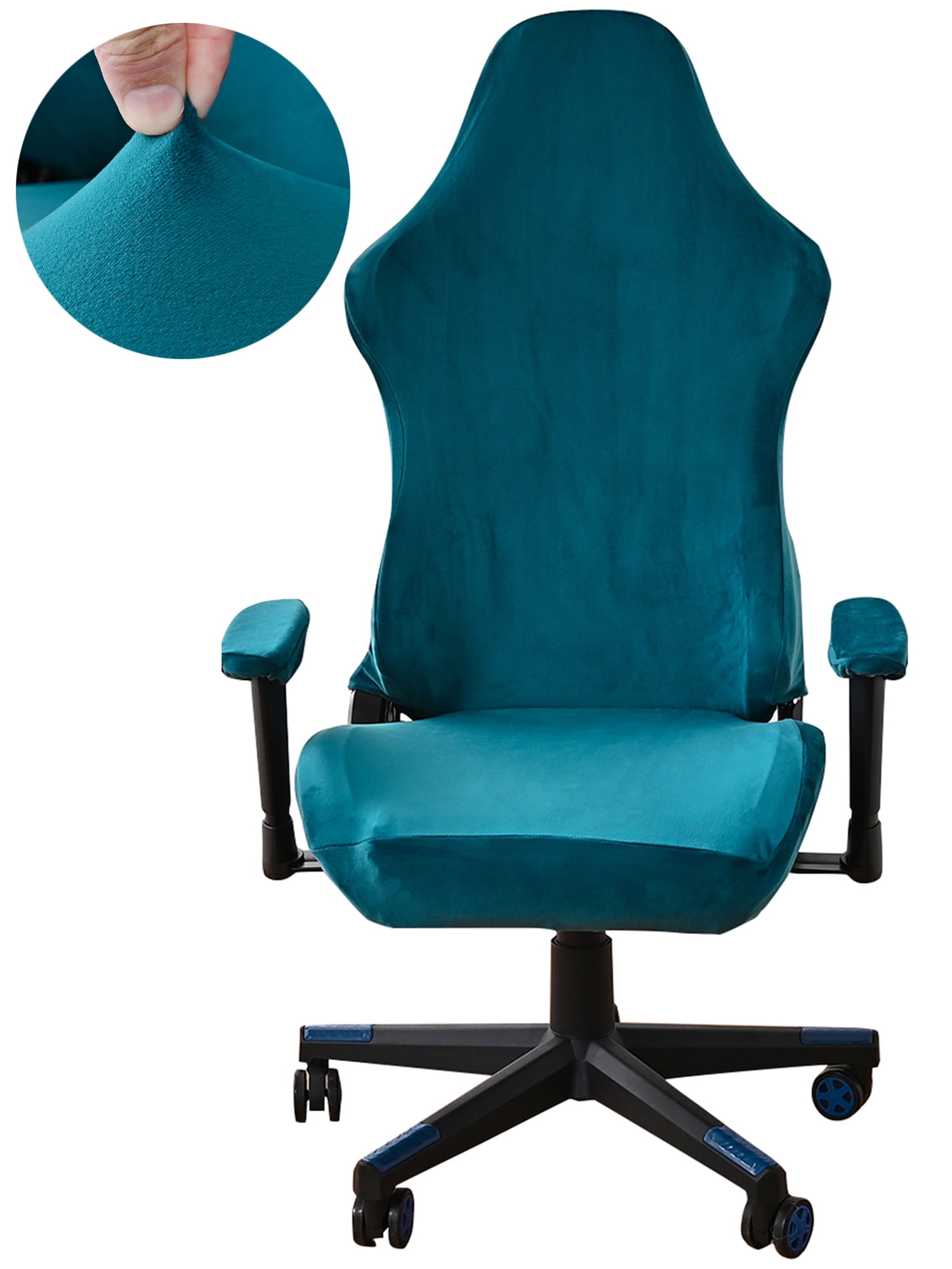 KBOOK Velvet Office Computer Chair Covers Universal Rotating Chair