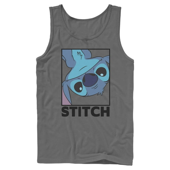 Mens Lilo & Stitch Peekaboo Stitch Portrait Tank Top