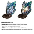 thumbnail image 3 of Lavish Home Tiffany Stained-Glass Butterfly Lamp with LED Bulb Included, 3 of 8