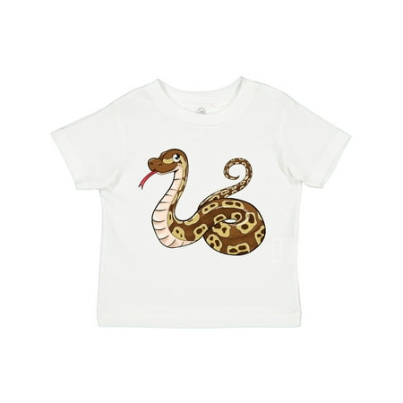 

Inktastic Cute and Cuddly Ball Python Snake Gift Toddler Boy or Toddler Girl T-Shirt