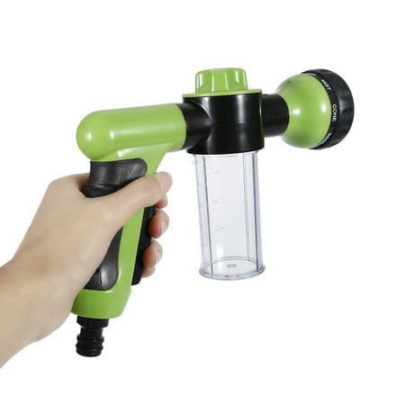 Oobest 8 Foam Pattern Car Washer Sprayer Water Gun for Car Washing, Garden Lawn Watering, Home Room Floor Cleaning, Pets