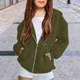 thumbnail image 2 of XXWXYD Kids Zip Up Hoodie Cozy Cotton-Polyester Sweatshirt Long Sleeve Jacket with Pockets Winter Fall Outerwear, 2 of 6