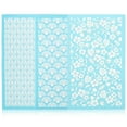 thumbnail image 2 of 3 Sheets Silk Screen Stencil Polymer Clay Stencils Clay Crafting Stencil Silk Screen Template, 2 of 9
