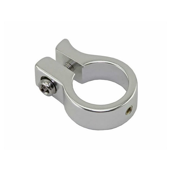 Bike Alloy Seatpost Clamp Outer Diameter 25.4mm 322 Chrome.