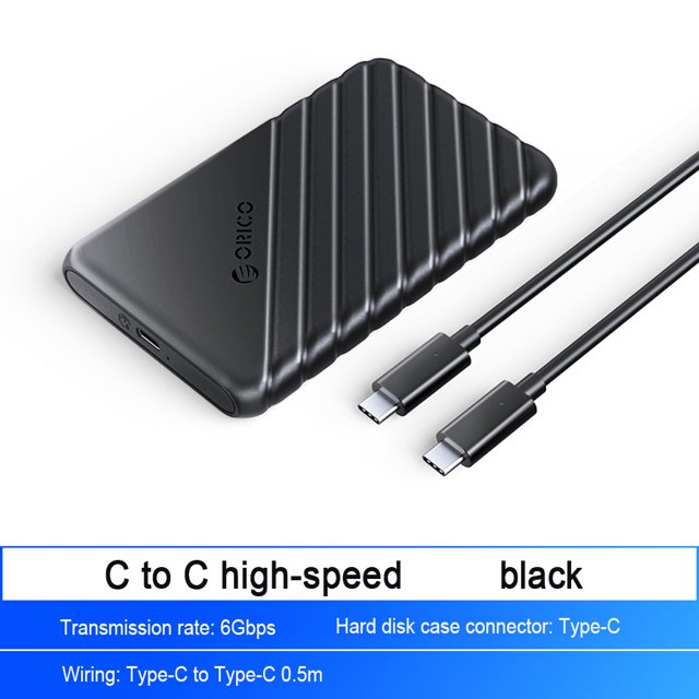 Carcasa externa de 6 TB, carcasa externa portátil, adaptador de plástico para PC y portátil Hugtrwg Para estrenar