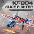 thumbnail image 5 of Bruce&Shark RC Plane, Remote Control Airplane Toy, 2.4GHZ RC Airplane RC Glider with Lights, KF804 Remote Control Airplanes Foam RC Fighter Airlane Jet for Adults Kids, 5 of 15