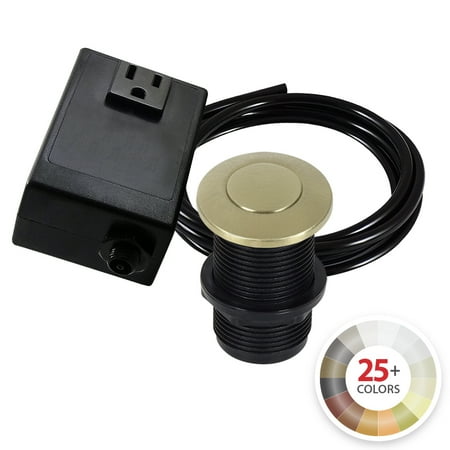 Single Outlet Garbage Disposal Sink Top Switch Kit Available In