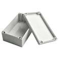 thumbnail image 2 of 1pc White Electronics Project Box ABS Waterproof Junction Box Screws Outdoor Enclosure Plastic Box DIY Housing Instrument Case, 2 of 5