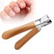 thumbnail image 5 of Cortaúñas profesional antideslizante con agarre cómodo y resistente para uñas de los pies. Caqui, 5 of 7
