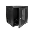 thumbnail image 1 of StarTech.com 12U 19" Wall Mount Network Cabinet, 20" Deep 4 Post Hinged Locking IT Computer Equipment Enclosure with Shelf, Flexible Vented Switch Depth Data Rack Cisco 3850, 2960 Series - 12U Vented Cabinet (RK1224WALHM) - Rack enclosure cabinet - wall mountable - black - 12U, 1 of 15