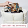 thumbnail image 6 of Corgi Velvet Travel Organizer with Removable Compartment - Portable Jewelry Necklace Organizer Box - Gift, 6 of 7