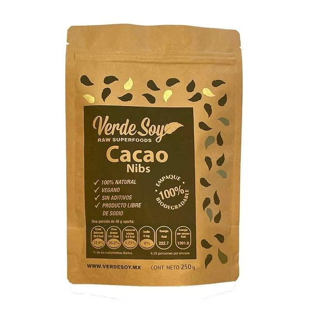 Trozos de Cacao Verde Soy 250g