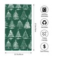 thumbnail image 4 of Kdxio Hand Towel Christmas Trees for Bathroom Kitchen Fingertip Bath Towels 27.5 x 16 Inch Home Hotel Gym Laundry Room, 4 of 9