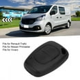 thumbnail image 3 of Étui pour Clé Télécommandée, Yctze 2 Boutons Boîtier de Clé Télécommandée Remplacement pour Trafic, 3 of 8