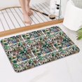 thumbnail image 4 of Multicolor Bigfoot and Sticker Pattern Bathroom Rugs Mat,Non Slip Microfiber Bathroom Rug,Rubber Backing,Soft Bathroom Mats for Bathroom Floor,Tub and Shower,17x27in(43x68cm), 4 of 5