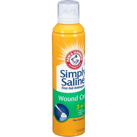 ARM & Hammerâ ¢ Simply Salineâ ¢ First Aid Antiseptic 3-in-1 Wound Care 7.1 fl. oz. Aerosol Can