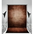 thumbnail image 3 of ABPHOTO Polyester 5x7ft Photography Backdrop Retro Grunge Texture Background with Wooden Floor Platform Empty Interior Room Backdrops for Photo Shoots Adult Kids Personal Portrait Photo Studio Props, 3 of 4