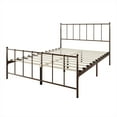 thumbnail image 6 of Castle Place Vintage Spindle Queen Metal Platform Bed, Brown, 6 of 8