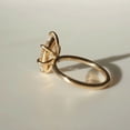 thumbnail image 6 of Diiro Marquise Cut Moissanite Diamond Engagement Ring in Vermeil Yellow Gold, Solitaire Setting, Anniversary Wedding Promise Ring, Bridal Ring, 6 of 8