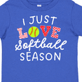 thumbnail image 4 of Inktastic I Just Love Softball Season Boys or Girls Toddler T-Shirt, 4 of 5