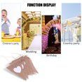 thumbnail image 2 of Fawoonu 13-Piece Flaxen Triangle Heart Flags with Jute Rope for Weddings, Parties, and Celebrations, 2 of 6