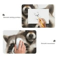 thumbnail image 3 of JSTEL Cute Raccoons Large Gaming Mouse Pad Big Mousepad Mice Keyboard Mat with Non-Slip Rubber Base for Computer Laptop Home & Office, 35.4 X 15.7 inch, 3 of 6