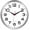 I_atomic Silver, variant on Wall Clock Silent Non-Ticking Modern Clock Battery Operated10 Inch Small Classic Analog Decorative for Kitchen, Bathroom, Office, Bedroom, Home(Blue Gray)