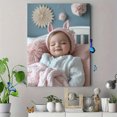 thumbnail image 4 of Qisvanset 12x16 Inch Pink Unicorn Canvas Wall Art, Minimalist Watercolor Art Girl Nursery Room Decor, 4 of 8